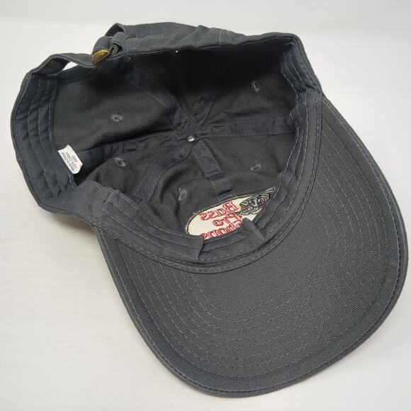 Bass Pro Shops Club Slideback Hat Gray One Size Embroidered 6 Panel - Picture 7 of 9